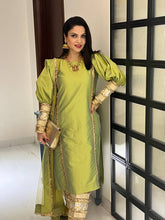 Golden Gota Silk Suit